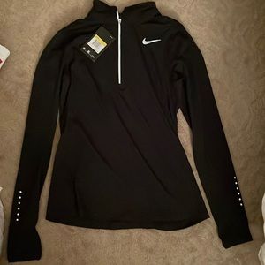 Nike black quarter zip with tags
